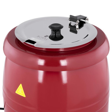 Kociołek Termos pre elektrickú polievku Cool-touch 400 v 10 l 35-80c červená