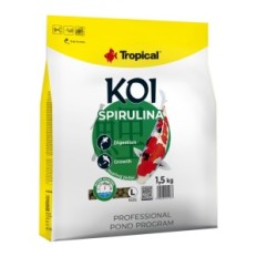 Koi Spirulina peleta Velikost L 5L / 1,5kg