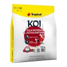 Koi Silkworm & Astaxanthin Pellet størrelse L 5L / 1,5 kg