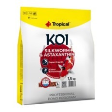 KOI SILKWORM & ASTAXANTHIN PELLET SIZE L 5l / 1,5 kg
