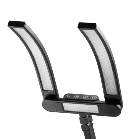 Glow L05 Maniküre-Tischlampe, gebogen, schwarz — Vorderansicht