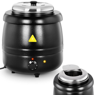 Kociołek Tumos για ηλεκτρική σούπα με δροσερό άγγιγμα 400 σε 10 L 35-80c Μαύρο