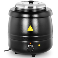 Kociołek Termos für elektrische Suppe mit cool-touch 400 in 10 l 35-80c schwarz