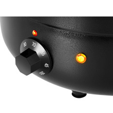 Kociołek Termos für elektrische Suppe mit cool-touch 400 in 10 l 35-80c schwarz