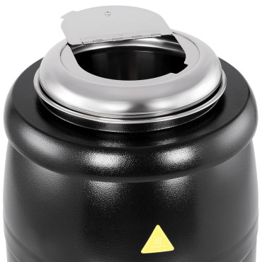 Kociołek termos til elektrisk suppe med cool-touch 400 i 10 l 35-80c sort