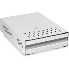 Drawer on coffee bums with beam for reflecting stainless steel flask 5.7 L