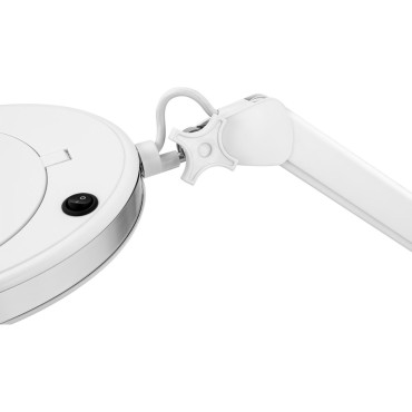 Kozmetična svetilka z povečevalnim steklom povečevalnega stekla 5 DPI 60x LED SED. 127 mm