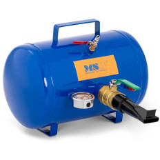 Inflatordruckbehälter zum Pumpenreifen mit einem Manometer 8 bar 19,5 l