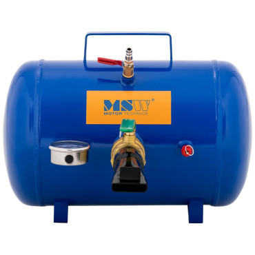 Inflator druktank voor het pompen van banden met een manometer 8 bar 19,5 l