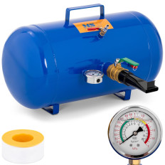 Spremnik za inflator za pumpanje guma s manometar 6-8 bar 38.5 l