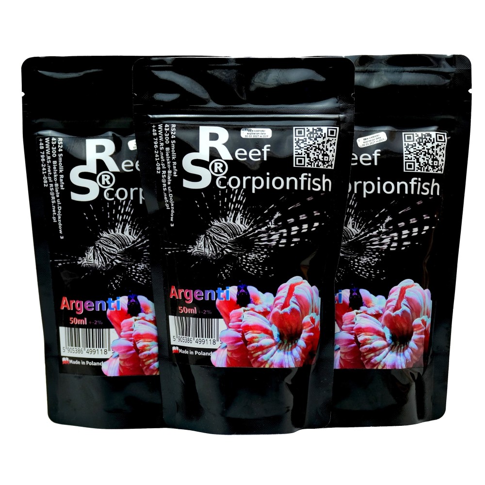 Reef Scorpionfish Argenti 50ml Priprava elementov za morsko akvarij
