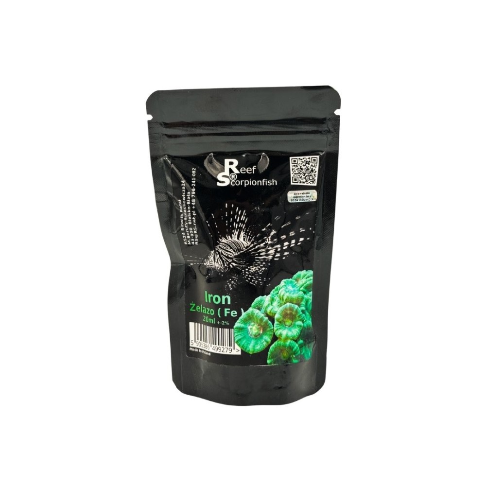 REEF Scorfish Ferro da 20 ml di ferro per acquario marino
