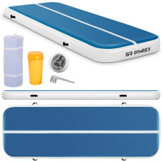 Στρώμα στρώματος αερόβια γυμναστική διαδρομή 3 m μπλε-λευκό