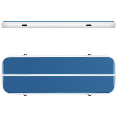 Colchón colchón aeroóbtico ruta gimnástica 3 m azul-blanco