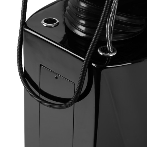 Gabbiano Vitoria brown hairdressing wash unit — close-up of the surface