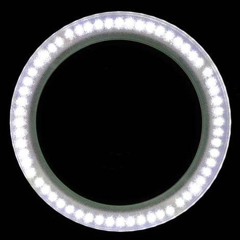 Elegante 6014 60 LED magnifier lamp 5d smd for table top — top view