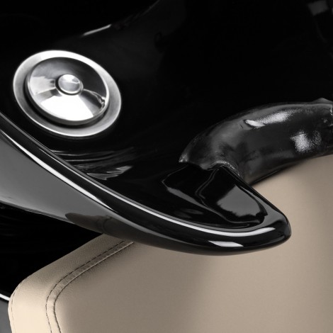 Gabbiano Vitoria kapperswasunit grijs-beige — detail zitvlak