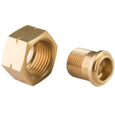 Reducción de un adaptador de cilindro gaseoso 21.8mm L - 3/8 "l