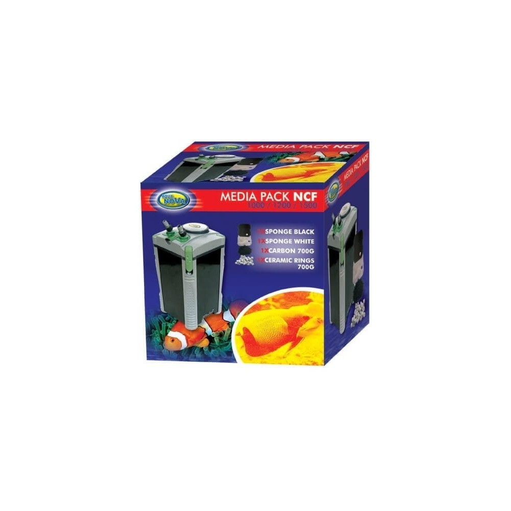 A set of cartridges for Aqua Nova NCF 1000/1200/1500 filter