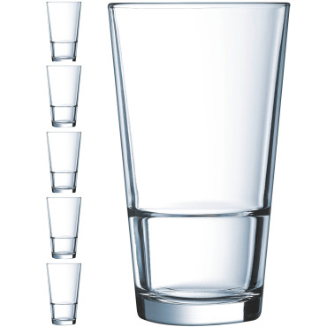 Visoko steklo Arcoroc Stack Up 350 ml Set 6 kos. Hendi H7763