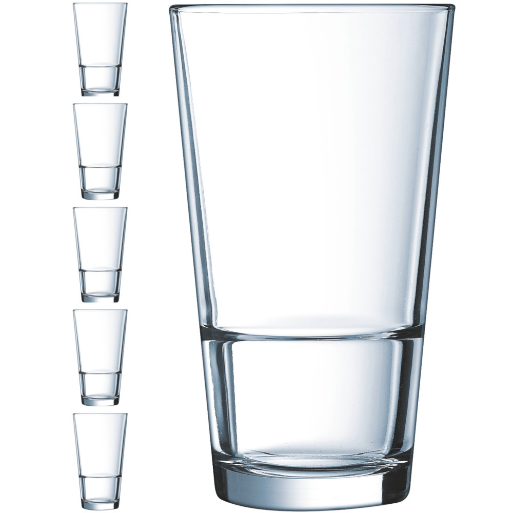 Visoko staklo Arcoroc Slag do 350 ml postavite 6 kom. Hendi H7763