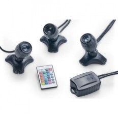 Pontec Pondostar LED RGBW Set 3 Éclairage pour oeillets