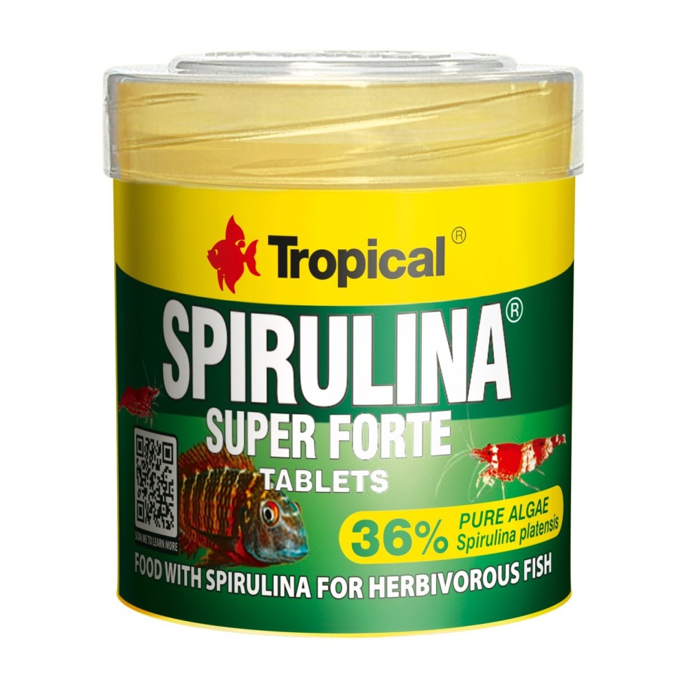 "Tropical Super Spirulina Forte" tabletės 50ml / 36g