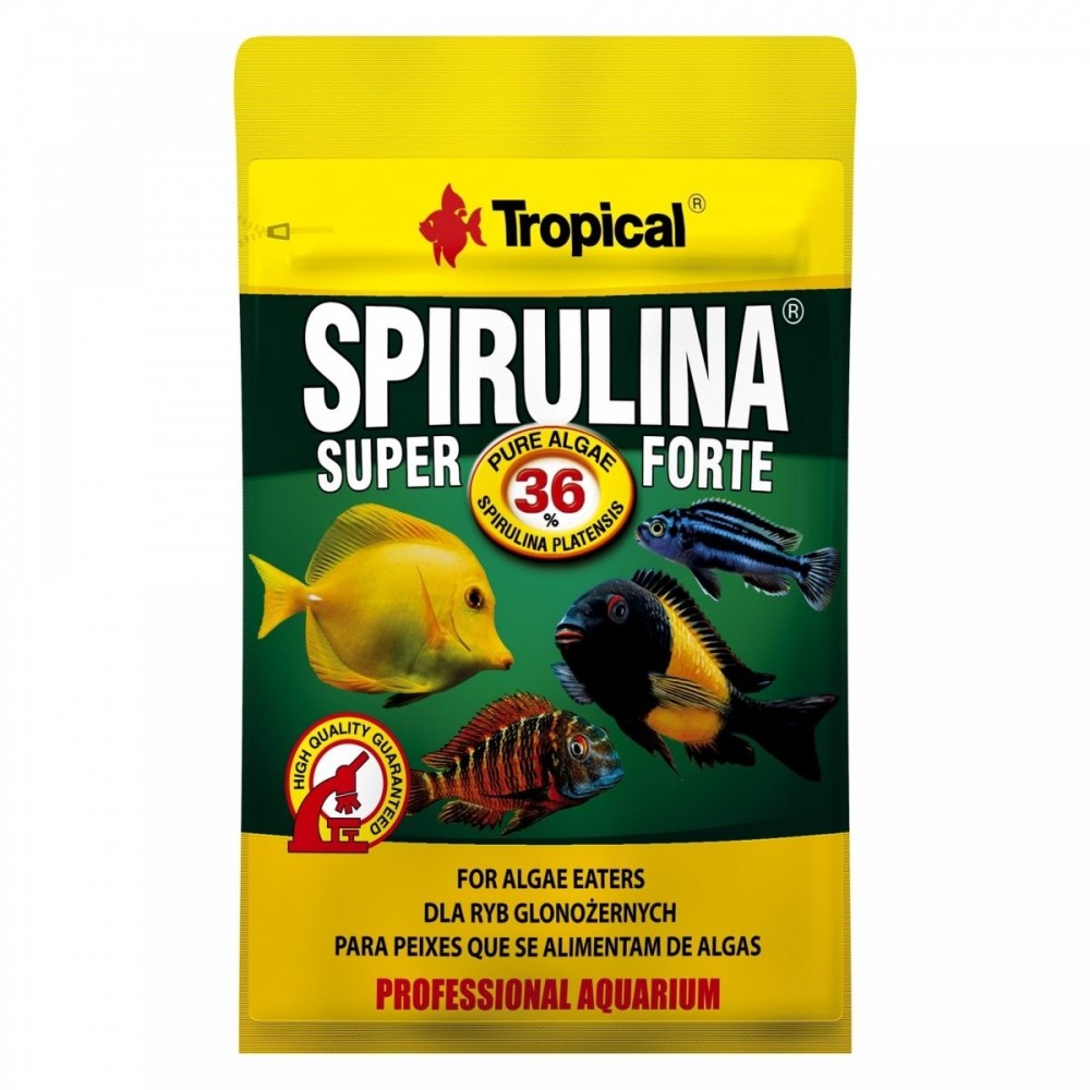 Tropska super spirulina forte 36% 12g