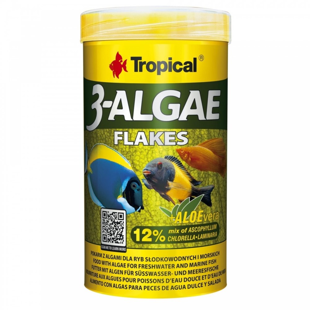 TROPICAL 3-ALGAE FLAKES 1000ML/200G