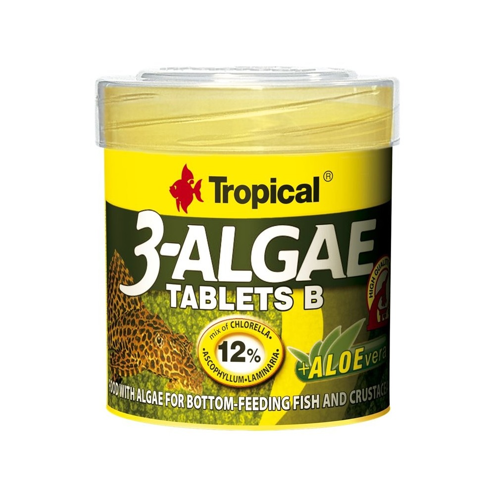 Tropical 3-Algae Tablets B 50ml / 36g