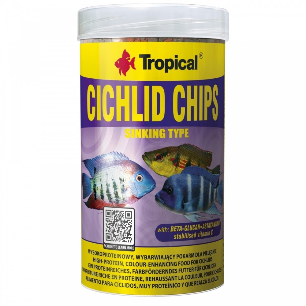 Tropical Cichlid Chips 250ml / 130g