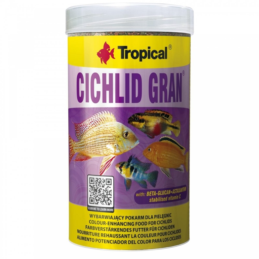 Cichlid tropical Gran 1000ml / 550g