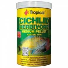 Pelotilla de mediana de cíclido tropical HERBIVORE 500 ml / 180 g