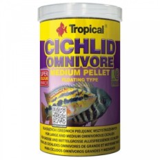 Tropical Cichlid Omnivore Small Pellet 1000ml / 360g