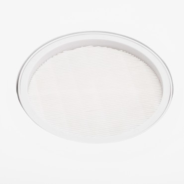 Mesa cosmética 324 con extractor de polvo de casete 24 W blanca — vista superior