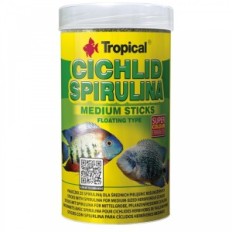 Tropical Cichlid Spirulina keskmise pulgad 1000ml / 360g