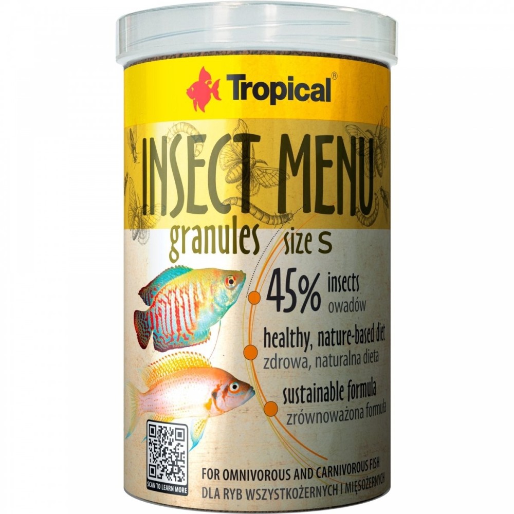 Tropical Insect Menu Granules Size S 100ml / 54g