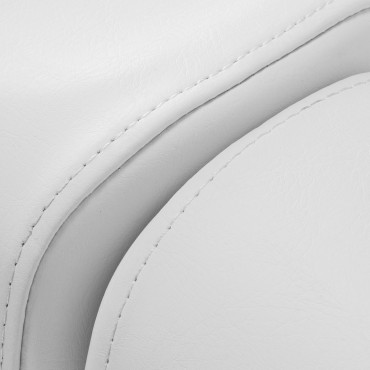 Bac de douche Azzurro avec masseur et chariot blanc — gros plan surface