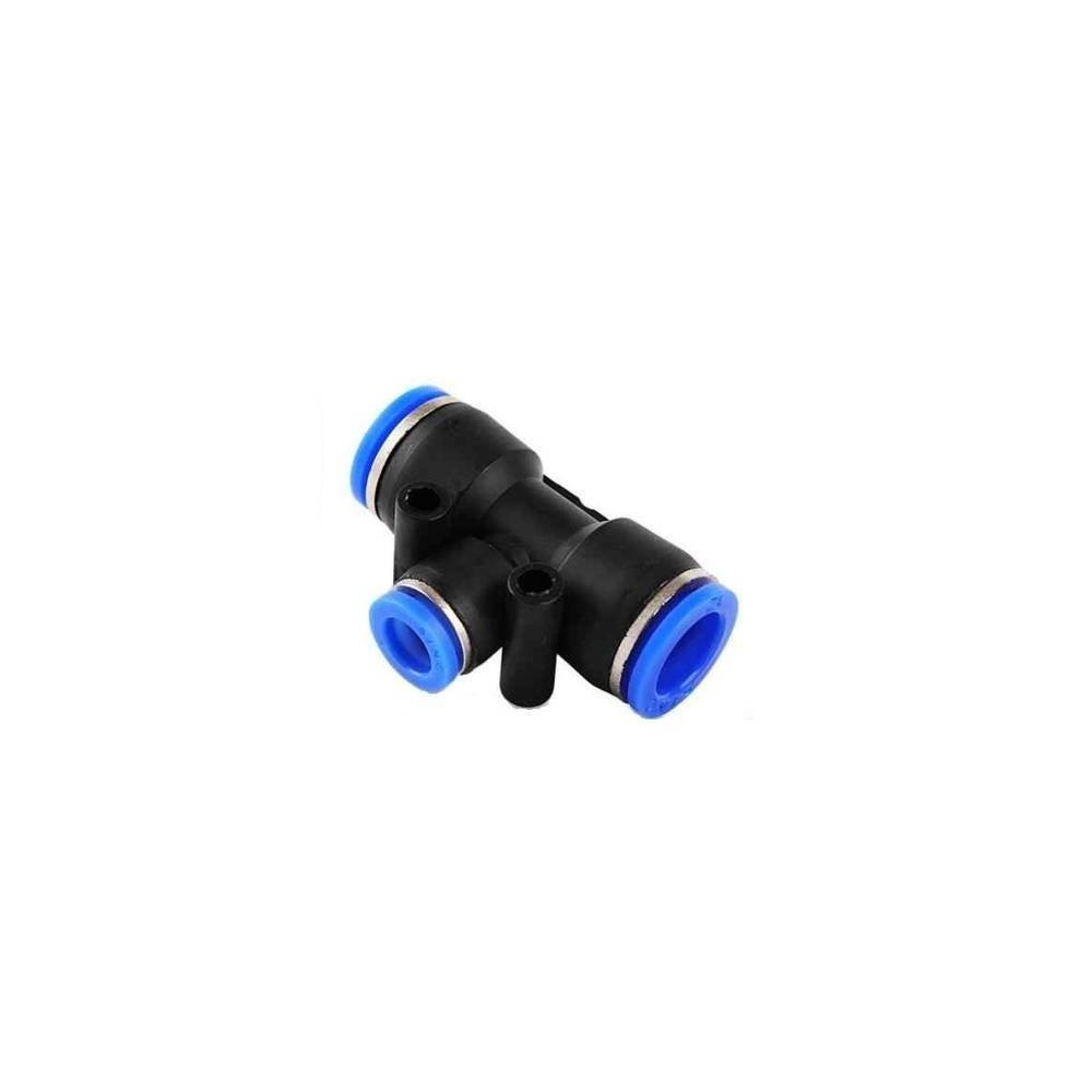 Plug connector T tee t tee PE-6mm