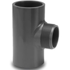 VDL Trójnik 90° PVC-U 32 mm x 1 1/4" x 32 mm