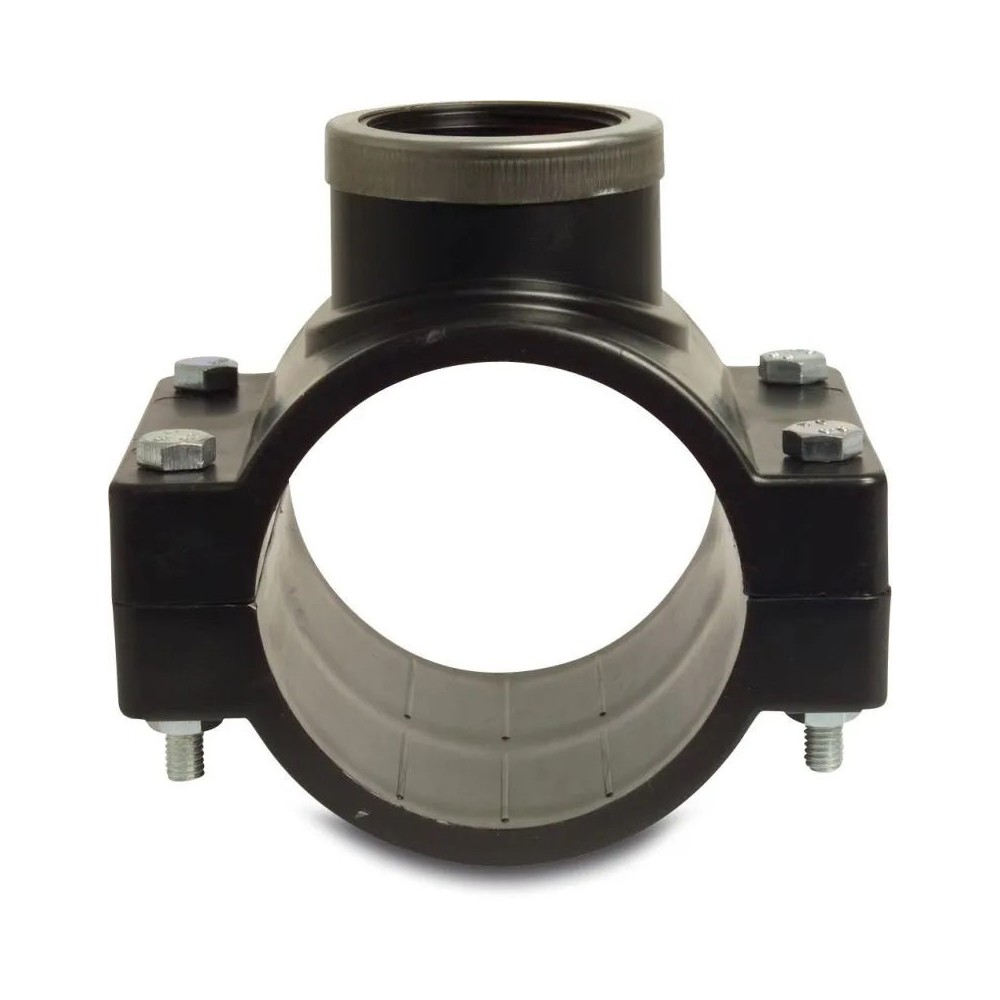 Profecom med skruer med skruer 63 mm x 1 "x gw 16bar svart klemme