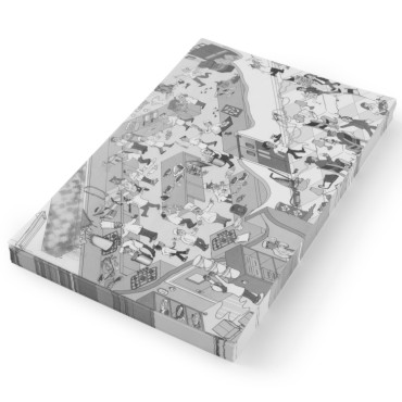 Almofada de papel. Impressão de pergaminho. Cozinha 500 pcs. 420x275 mm - Hendi 678145