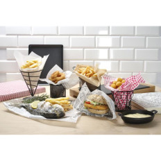 Sous-plat en papier parchemin imprimé CUISINE 500 pièces 420x275 mm - Hendi 678145