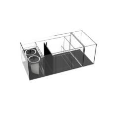 Akvaariumi veebox Infinia Reef 150,4 valge