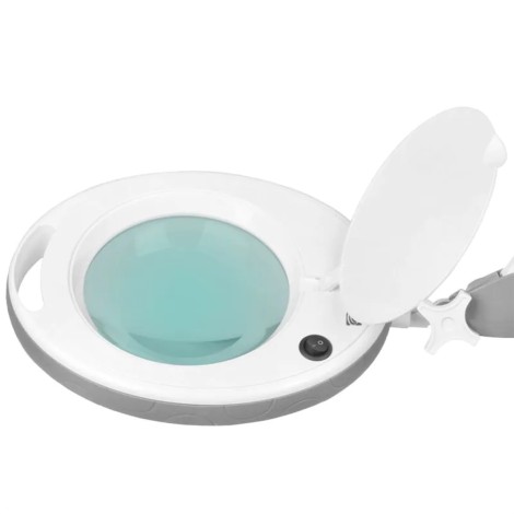 Elegante 6014 60 LED 5D suurennuslasi jalustalla — lähikuva päästä