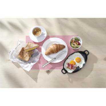 Parchment paper for snack French fries print grille 500 pcs. 306x305 mm - Hendi 678176