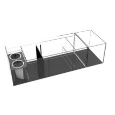 Aquário waterbox infinia recife 230.6 branco