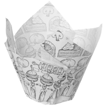 Košarica Handbag Mould za Permer perchment Snack s tiskanjem 150 kosov - Hendi 678190