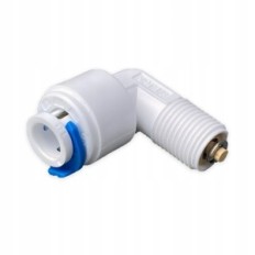 Kolanko oblike 1/8 "Jg z vrtljivim ventilom