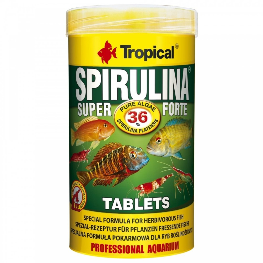 Tropical Super Spirulina Forte Tablets 250ml / 150g ca.340szt.